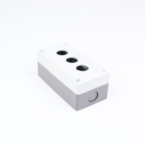 Caja 3 hoyos blanca marca CHINT
