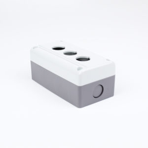 Caja 3 hoyos blanca marca CHINT