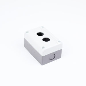Caja 2 hoyos blanca marca CHINT