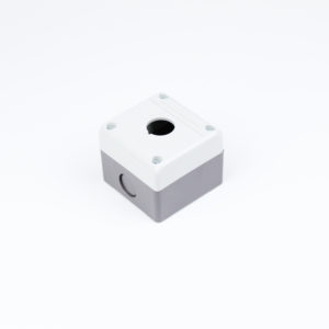 Caja 1 hoyo blanca marca CHINT