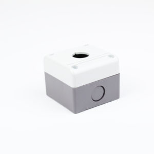 Caja 1 hoyo blanca marca CHINT
