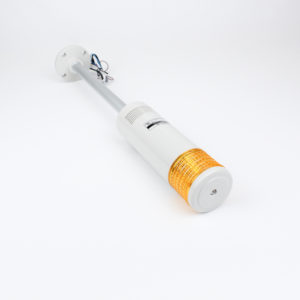 Columna de 1 color con zumbador, fijo o intermitente 120vca