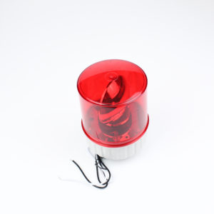 Torreta para pivote giratoria roja 120 volts