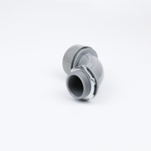 Conector curvo para tubo liquid tight no metalico