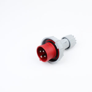 Clavija macho 3 fases 4 polos 16 amperes 415 volts