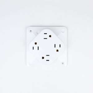 Tomacorriente cuadruple 127 volts