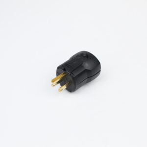 Clavija 15 Amperes 125 Volts 2 Polos 3 Hilos quickgrip negro