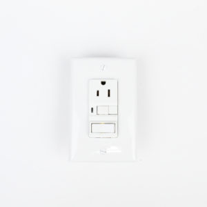 Receptaculo duplex blanco incluye placa con proteccion