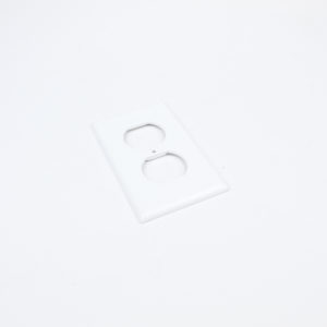 Tapa 2×4″ para contacto doble blanca