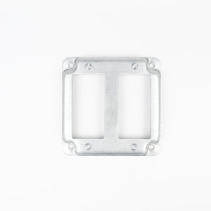 Tapa 4″ adaptador para dos receptaculos dobles de 2×4″