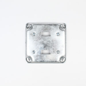 Tapa 4″ para dos switches de palanca sencilla
