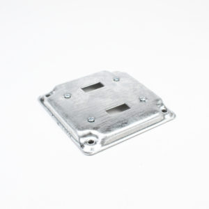 Tapa 4″ para dos switches de palanca sencilla