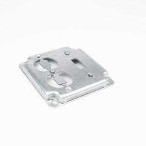 Tapa 4″ para un switch de palanca sencilla y contacto doble
