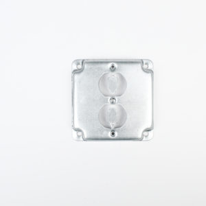 Tapa 4″ para un tomacorriente doble