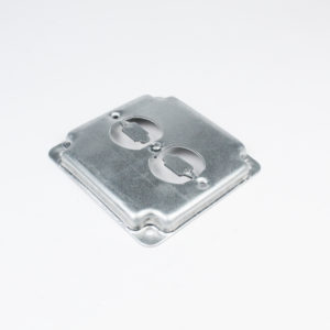 Tapa 4″ para un tomacorriente doble