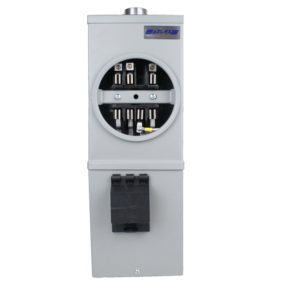Base de medicion 7 terminales 100 amperes c/interruptor