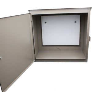 Gabinete metalico para donas de medicion